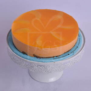 1.3lbs Peach and Orange Cheese Cake From Pie in The Sky Karachi