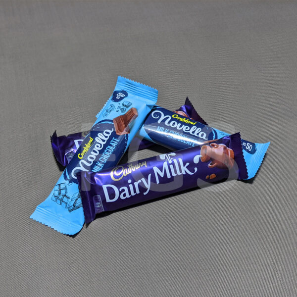 Dairy Milk and Novella Chocolate Bars Delivery to Pakistan