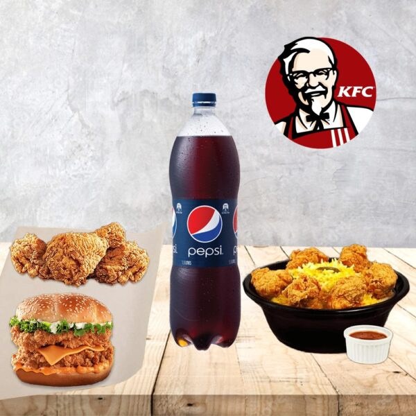 Mighty Zinger Burger with Rice deal from KFC