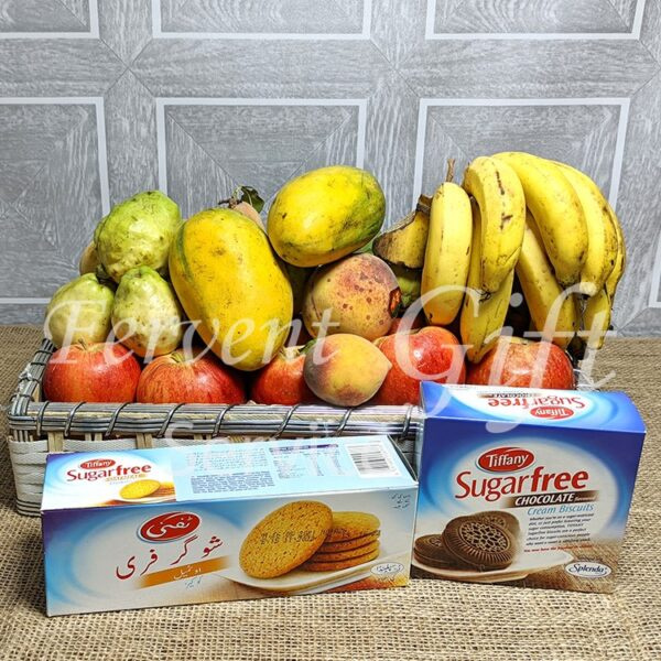 Send Sugar Free Fruits Basket delivery to Pakistan online