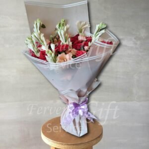 Send Bloom Rose Flowers Bouquet to Pakistan online via Fervent Gift Service at doorsteps in Pakistan.