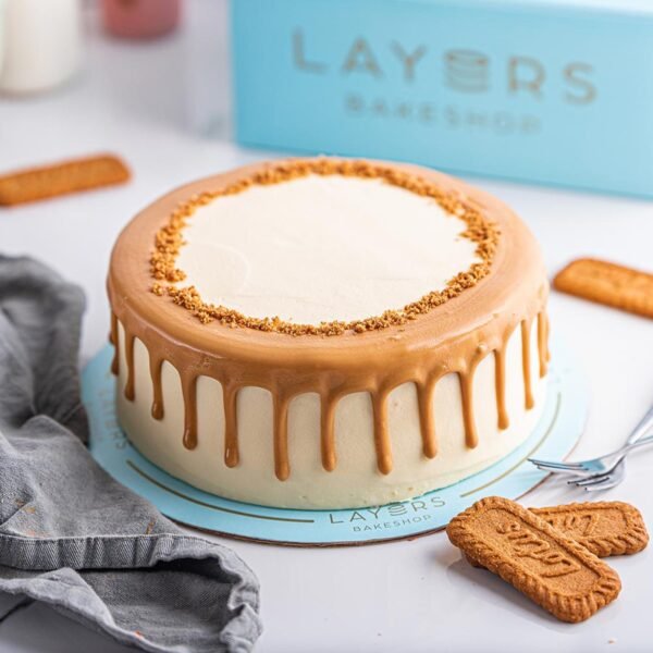 Delicious Lotus cake from Layers Bakeshop