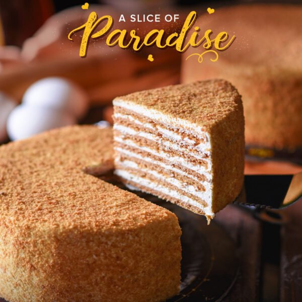 Fresh Honey cake From Delizia Bakery Karachi